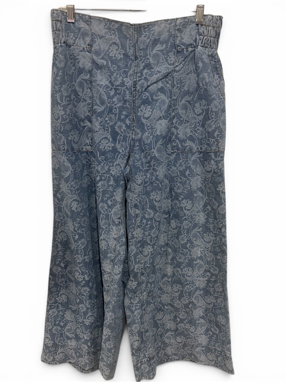 Lg Paisley Print Wide Leg Denim Pants from Bellanblue - Picture 2 of 4